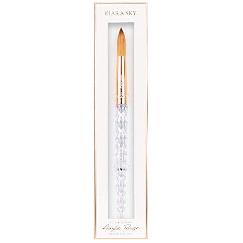 KIARA SKY brush front view showing shape and professional finish for precise application