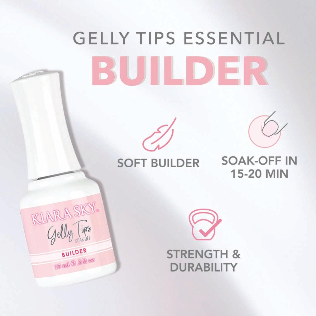 KIARA SKY brush and gel texture close-up showing smooth application control benefit