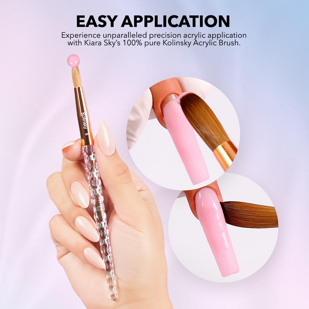 Kiara Sky handle beside ruler showing ergonomic length and comfortable balance