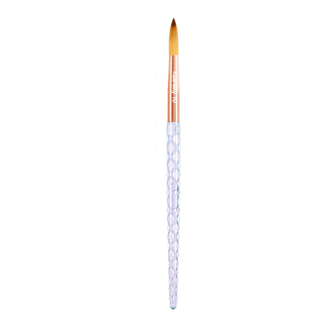 Kiara Sky front view showing iridescent crystal handle and balanced grip benefit