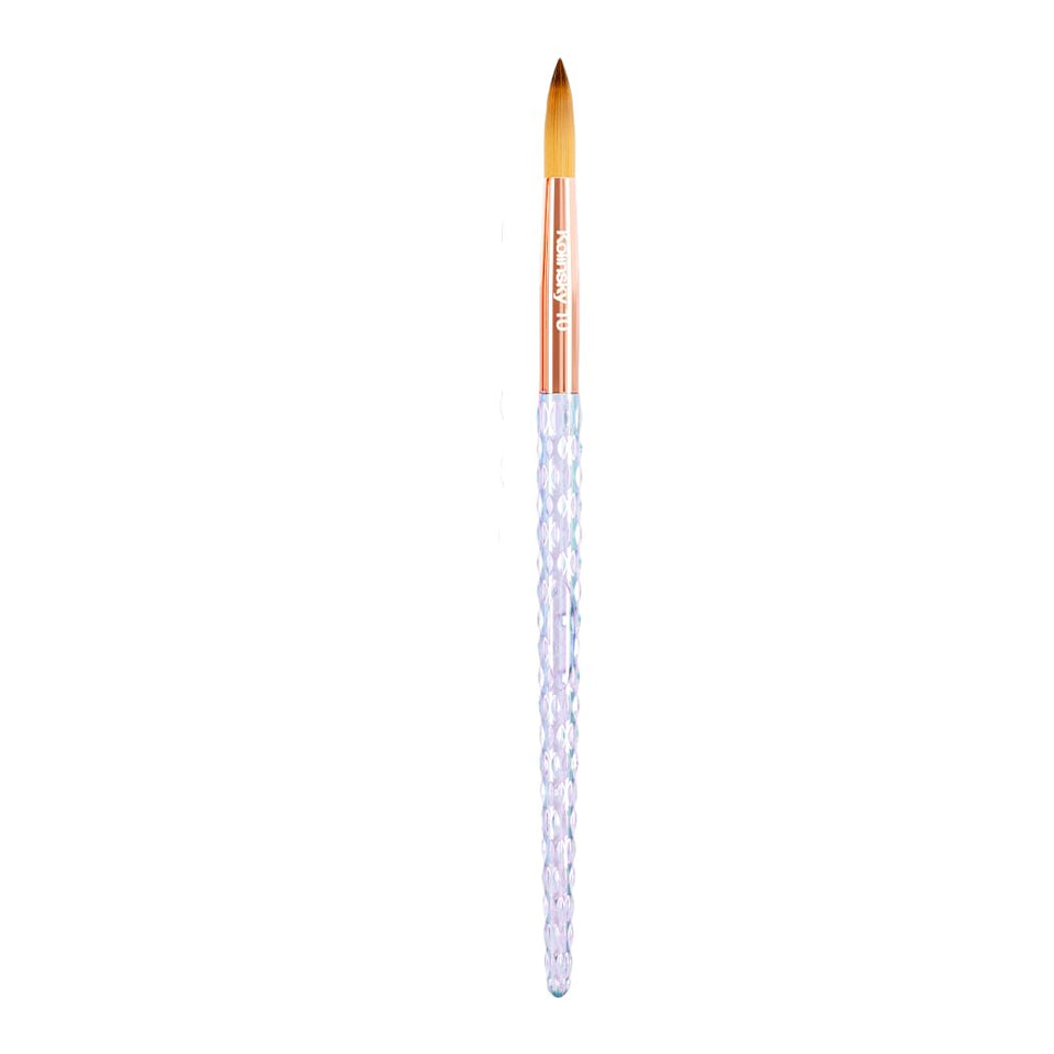 Kiara Sky front view showing iridescent crystal handle and balanced grip benefit
