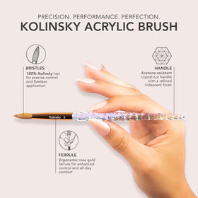 Kiara Sky iridescent handle detail showing durable finish and ergonomic comfort