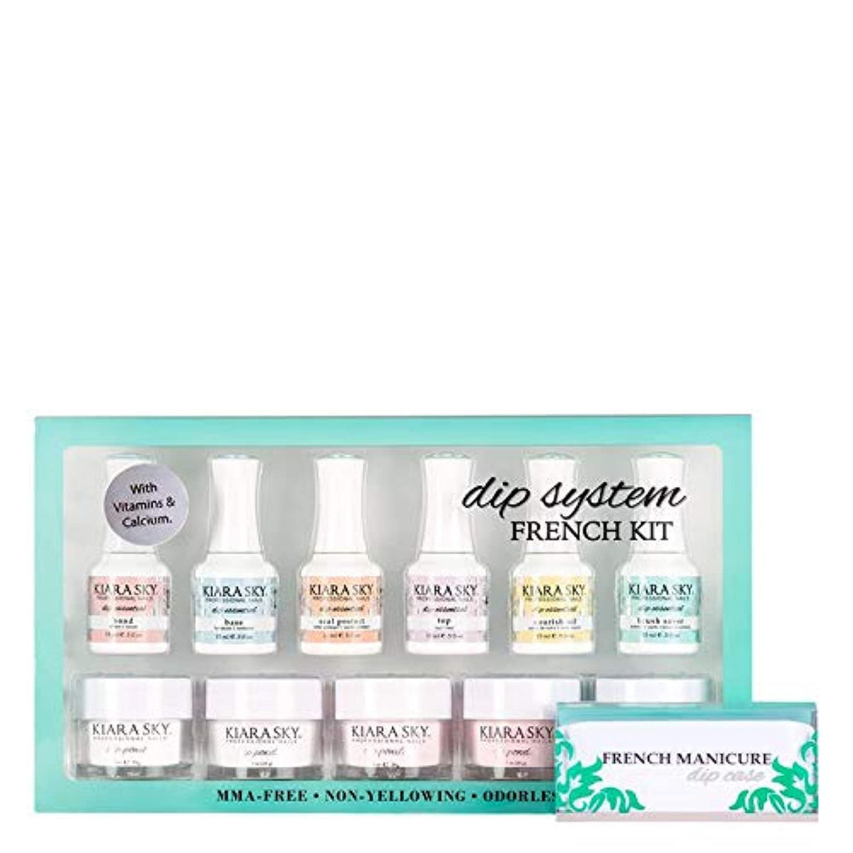 KIARA SKY front packaging showcasing complete dip manicure kit for professionals