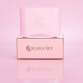 KIARA SKY lamp in travel bag beside polish showing portability and on-the-go convenience
