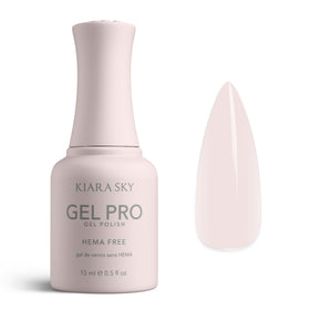 KIARA SKY front bottle showing milky rose shade and professional packaging benefit