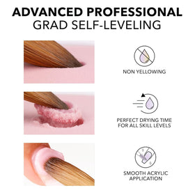 KIARA SKY monomer pouring bead demonstrating smooth self-leveling application benefit