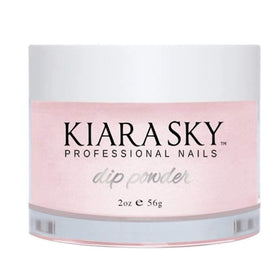 KIARA SKY natural and pink swatches demonstrating color payoff and blendability