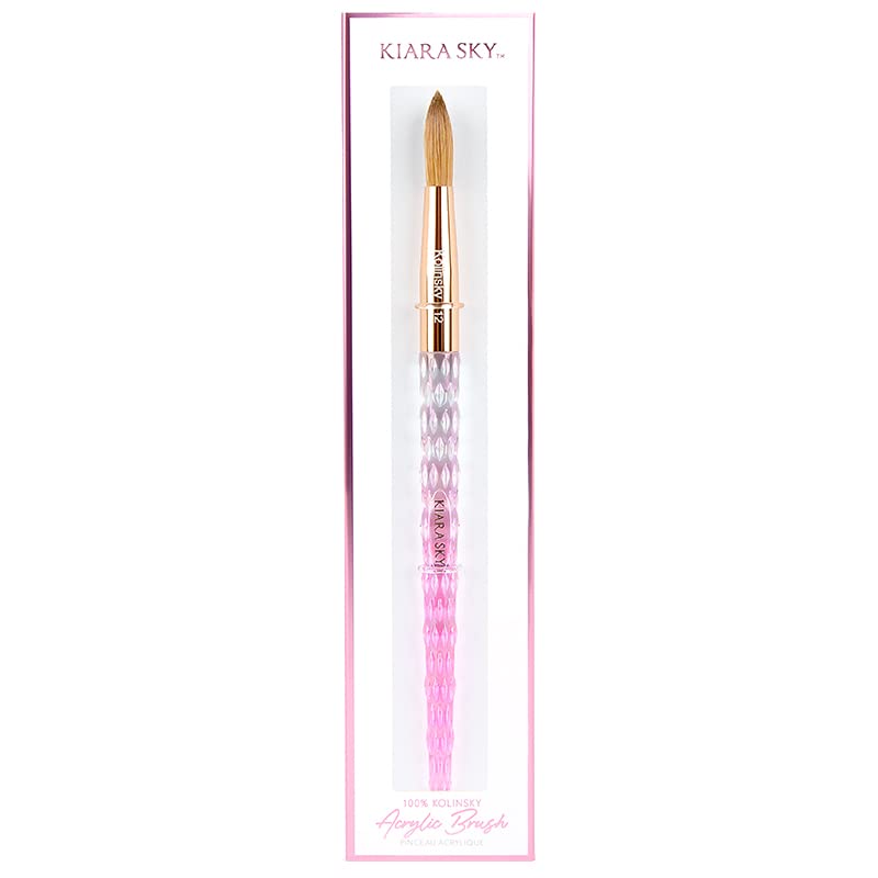 Kiara Sky pink crystal-cut handle close-up illustrating ergonomic grip and durability
