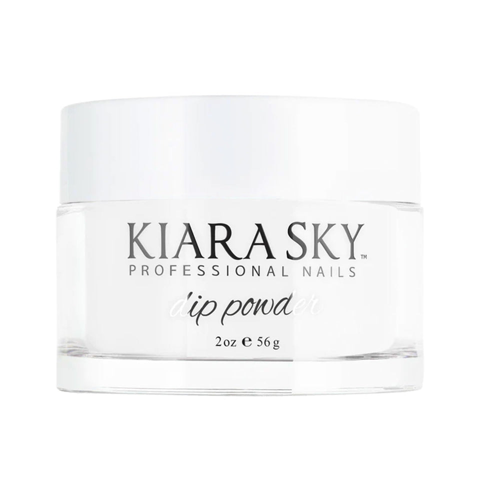 KIARA SKY jar front packaging showing pure white powder and label benefit