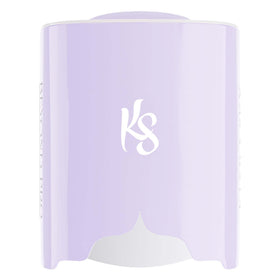 KIARA SKY purple lavender lamp front view showing portable design and professional finish