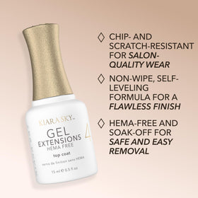 KIARA SKY applied on nails in salon scene showing chip-resistant shine benefit