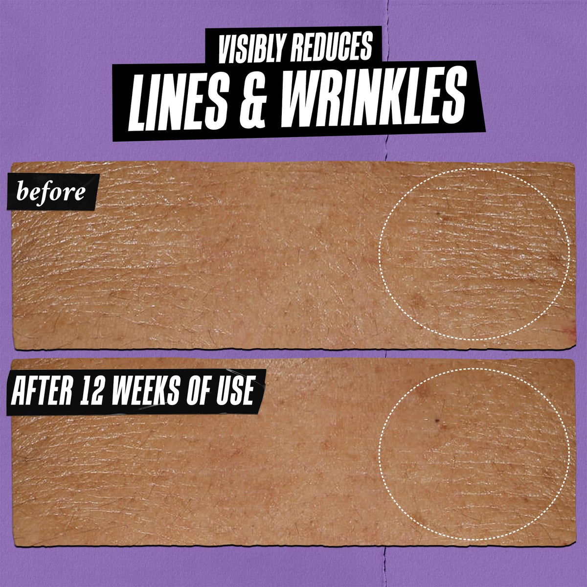 Kiehl's 1.7 fl oz bottle next to common items showing true size and travel-friendly benefit