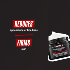 Kiehl's Age Defender in bathroom routine with other Kiehl's products showing daily use