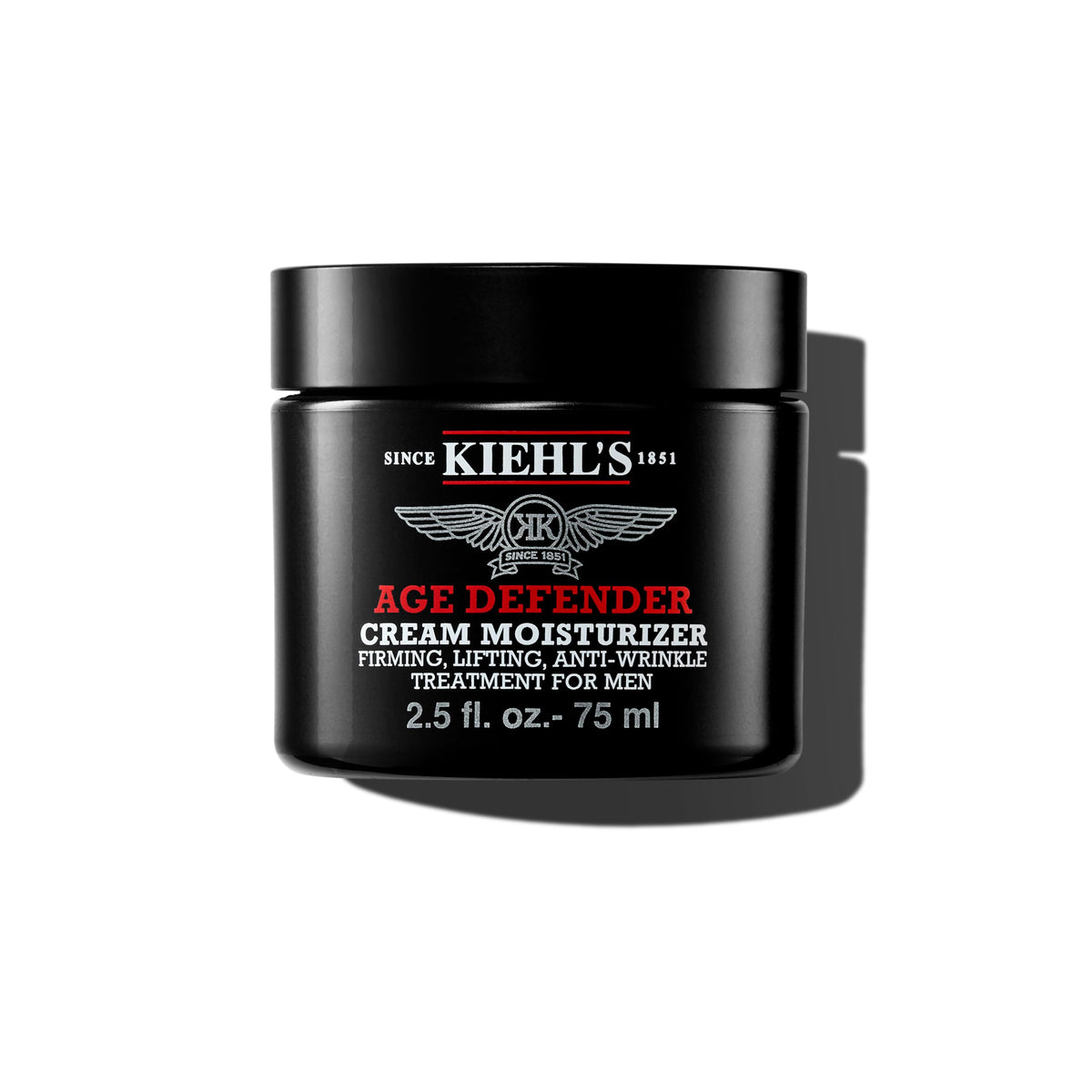Kiehl's Age Defender front jar showing clean packaging and product clarity
