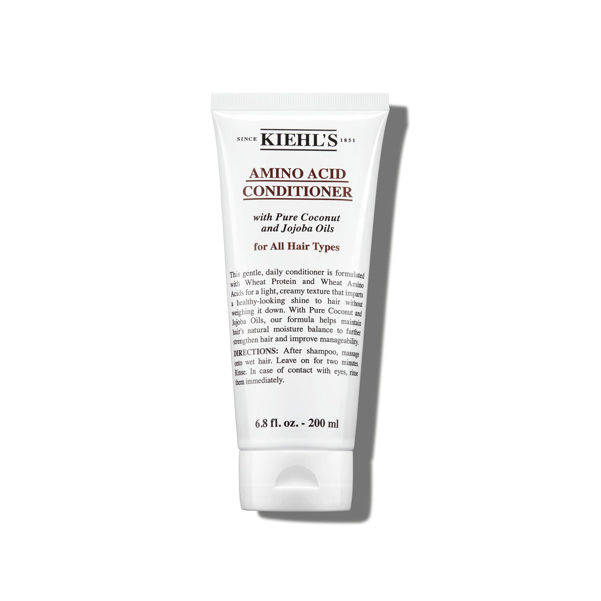 Kiehl's front bottle shot showing product and benefits