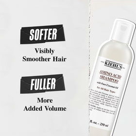 Kiehl's coconut oil ingredient shot highlighting nourishing fatty acids
