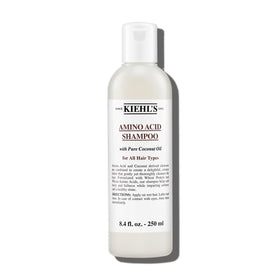 Kiehl's bottle front packaging showing clear label and benefits