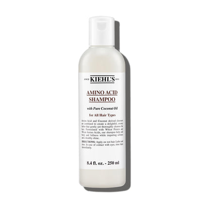 Kiehl's bottle front packaging showing clear label and benefits