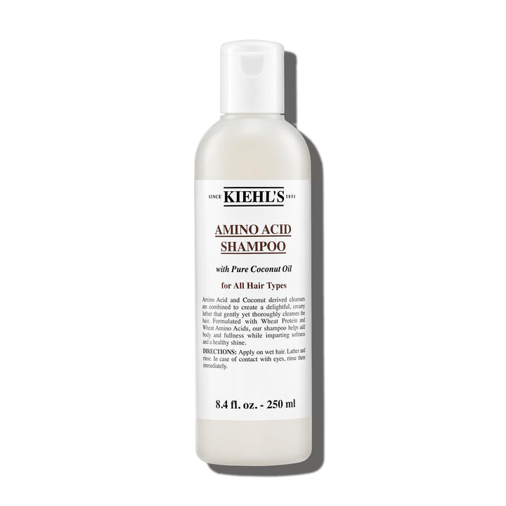 Kiehl's bottle front packaging showing clear label and benefits