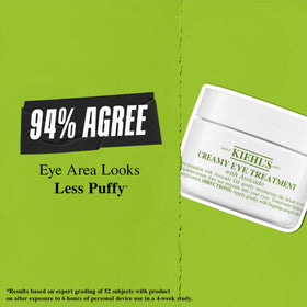 Kiehl's cream applied on back of hand demonstrating silky, hydrating finish