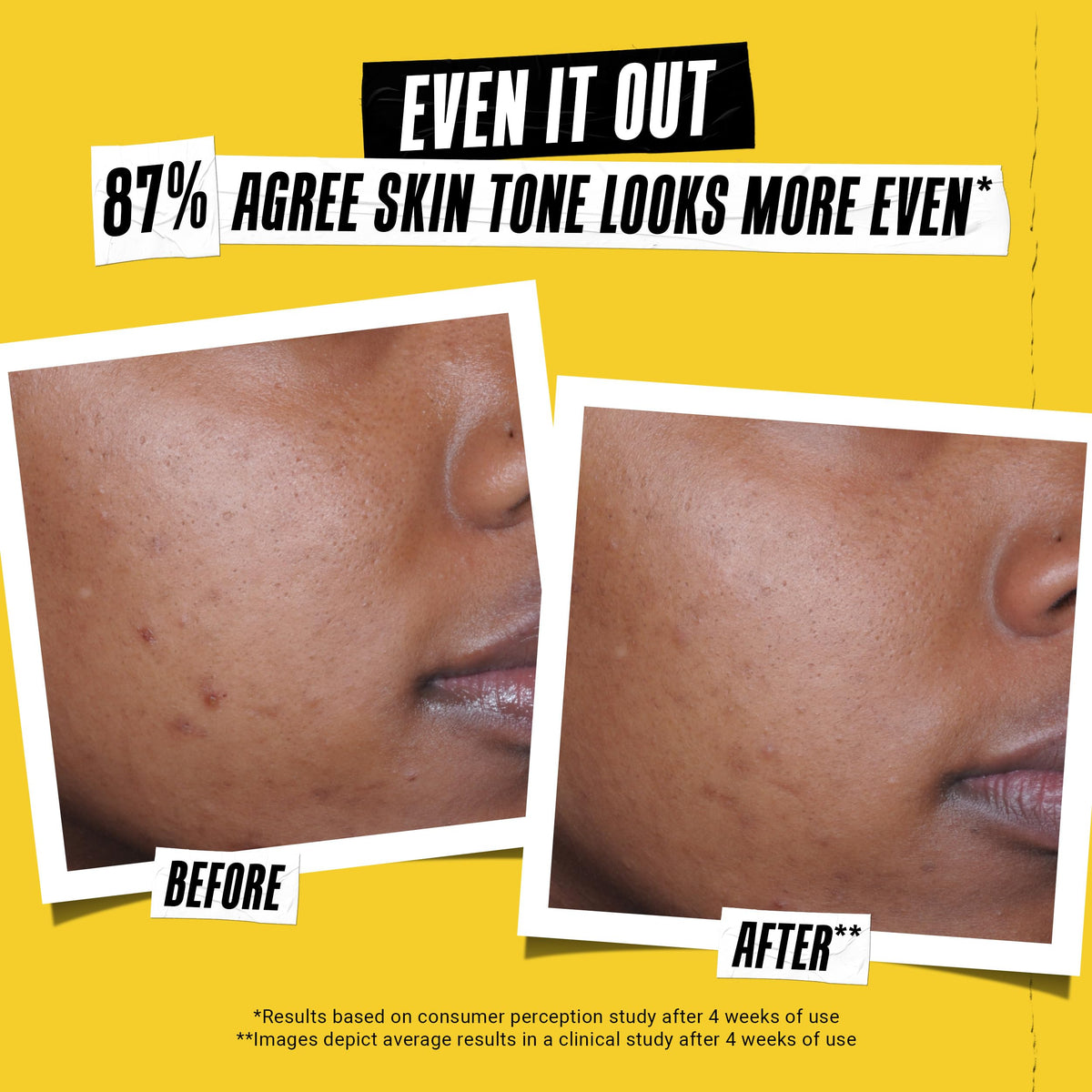 Kiehl's on model application demonstrating invisible finish and even tone