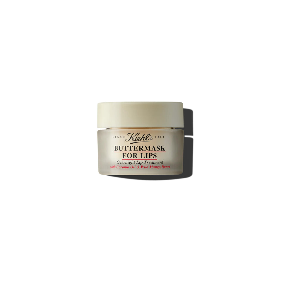 Kiehl's jar front view showing label and compact packaging for travel-friendly hydration