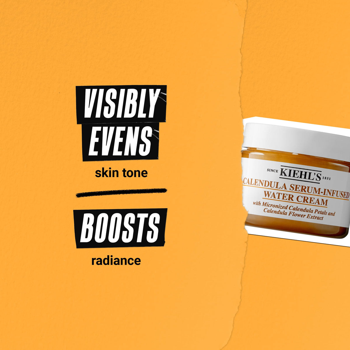 Kiehl's lifestyle scene on bathroom shelf showing everyday moisturizing routine