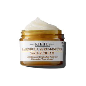 Kiehl's jar front view showing label and compact packaging for easy storage