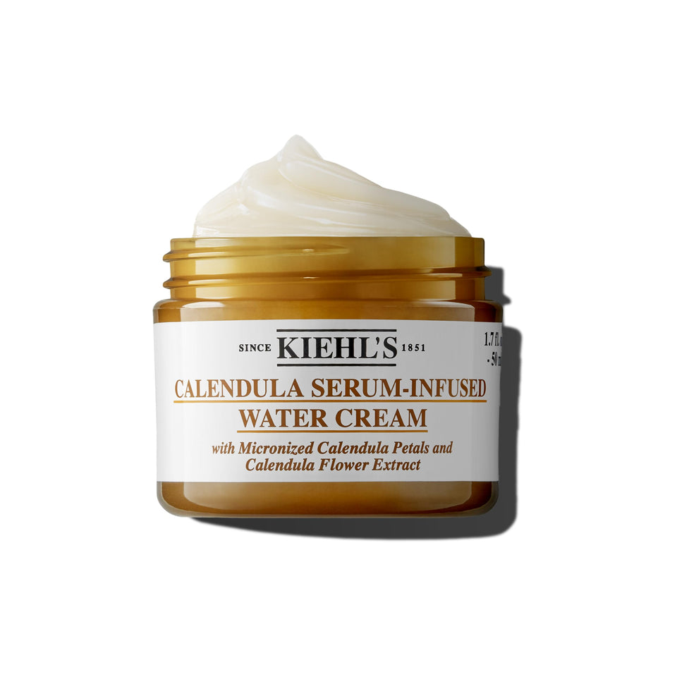 Kiehl's jar front view showing label and compact packaging for easy storage