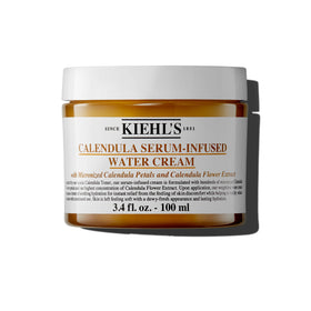 Kiehl's front jar shot showing product packaging and informative label benefits