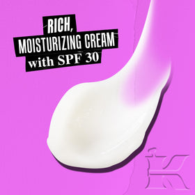 Kiehl's close-up of cream texture highlighting lightweight hydration