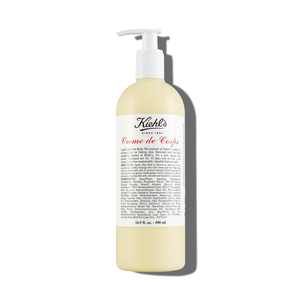 Kiehl's jar front view showing clean packaging and hydration benefit
