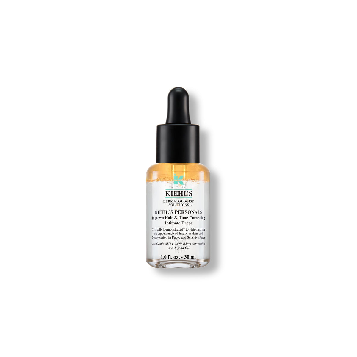 Kiehl's front packaging showing bottle and branding for targeted treatment