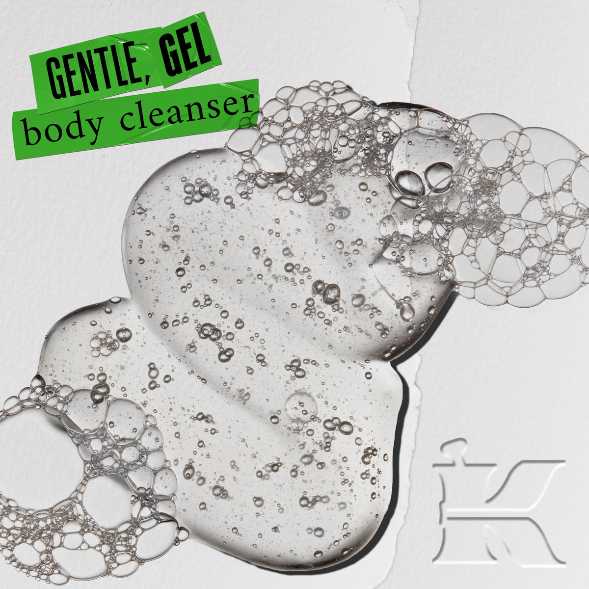 Kiehl's lather close-up demonstrating soft foam and gentle cleansing action