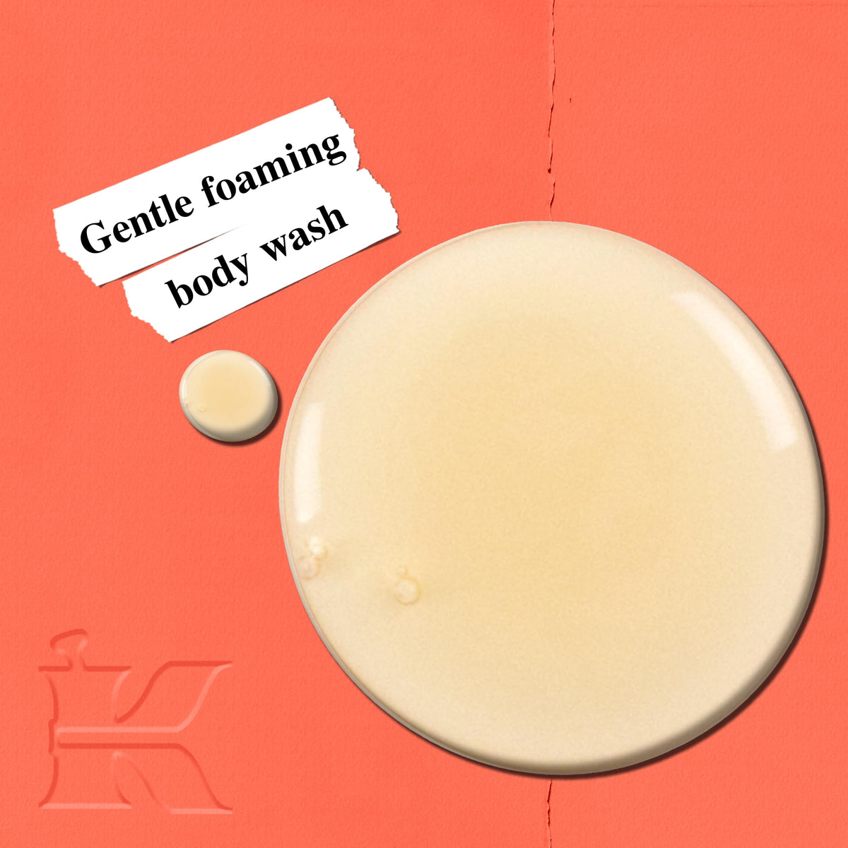 Kiehl's close-up of creamy foam texture for gentle hydration
