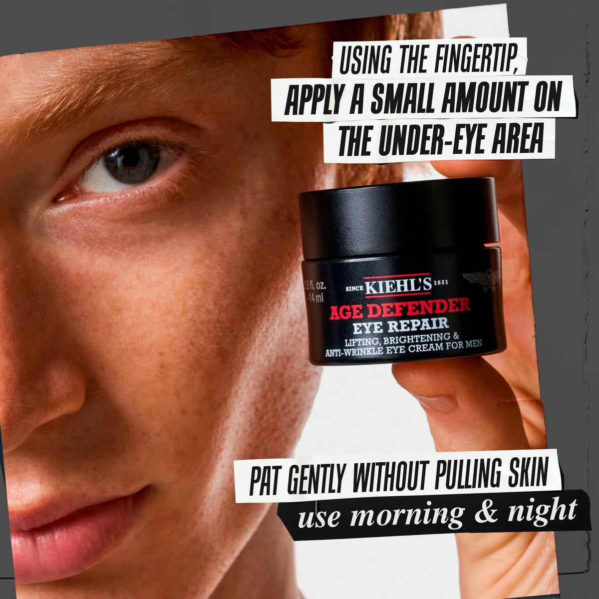 Kiehl's rye seed and linseed extracts highlighting active benefit