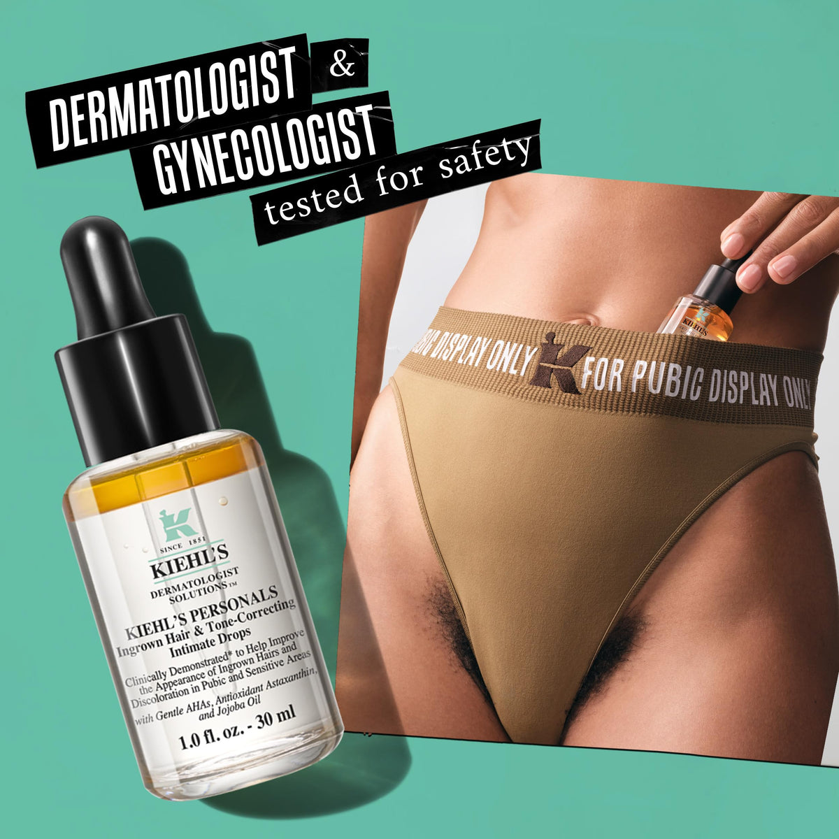 Kiehl's jojoba and astaxanthin ingredients shot supporting tone improvement