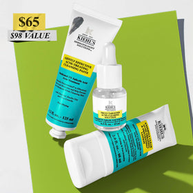 Kiehl's ingredients list closeup showing transparent formula benefits