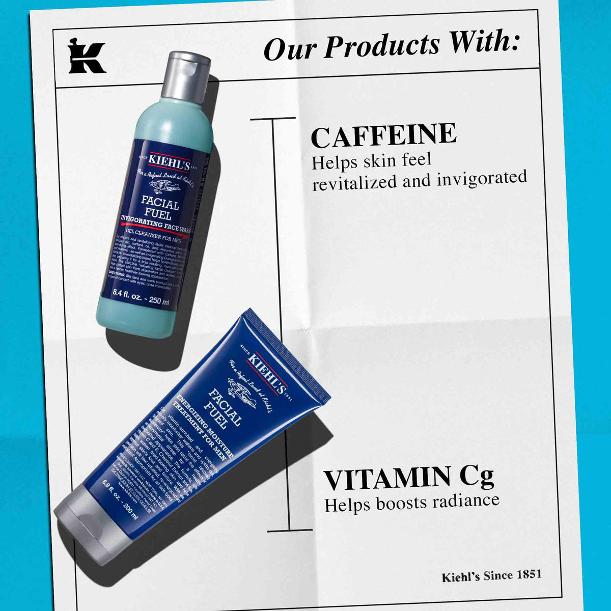 Kiehl's moisturizer open jar cream detail showing lightweight, hydrating texture