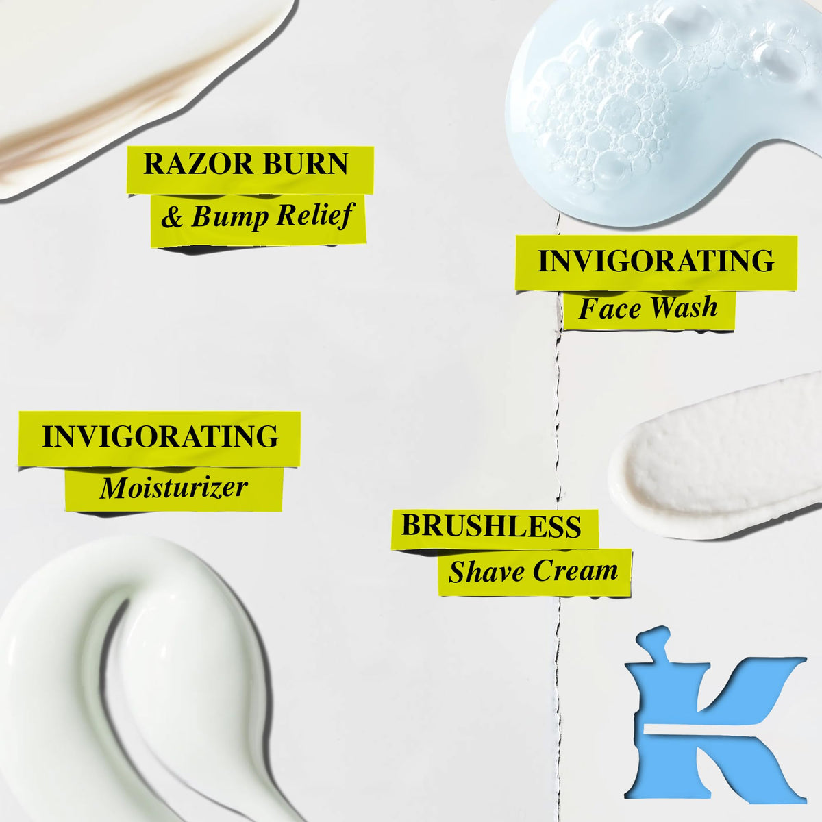 Kiehl's moisturizer travel size arranged with grooming tools showing hydration on the go