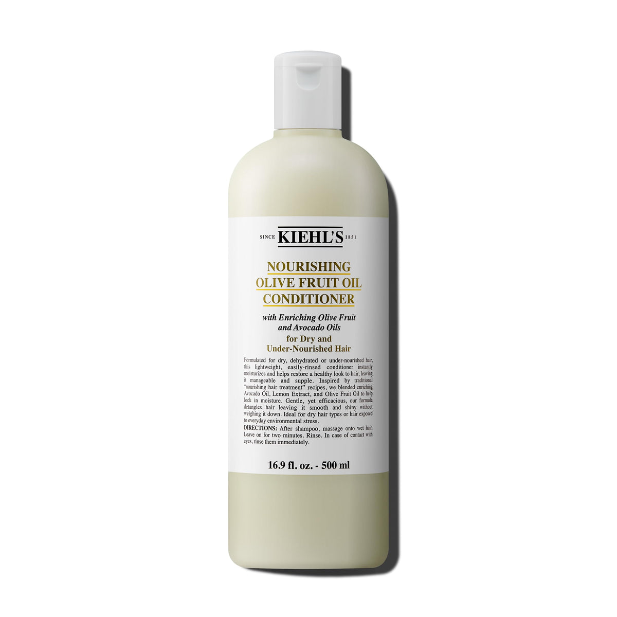Kiehl's front bottle showing label and 16.9 fl oz size for clear identification and benefit