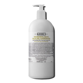 Kiehl's bottle front label showing product identity and benefits