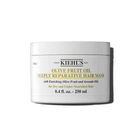 Kiehl's jar front view showing label and 8.4 fl oz size benefit