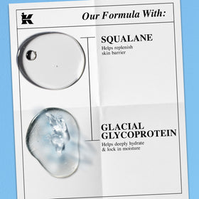 Kiehl's label close-up highlighting squalane concentration and ingredient clarity