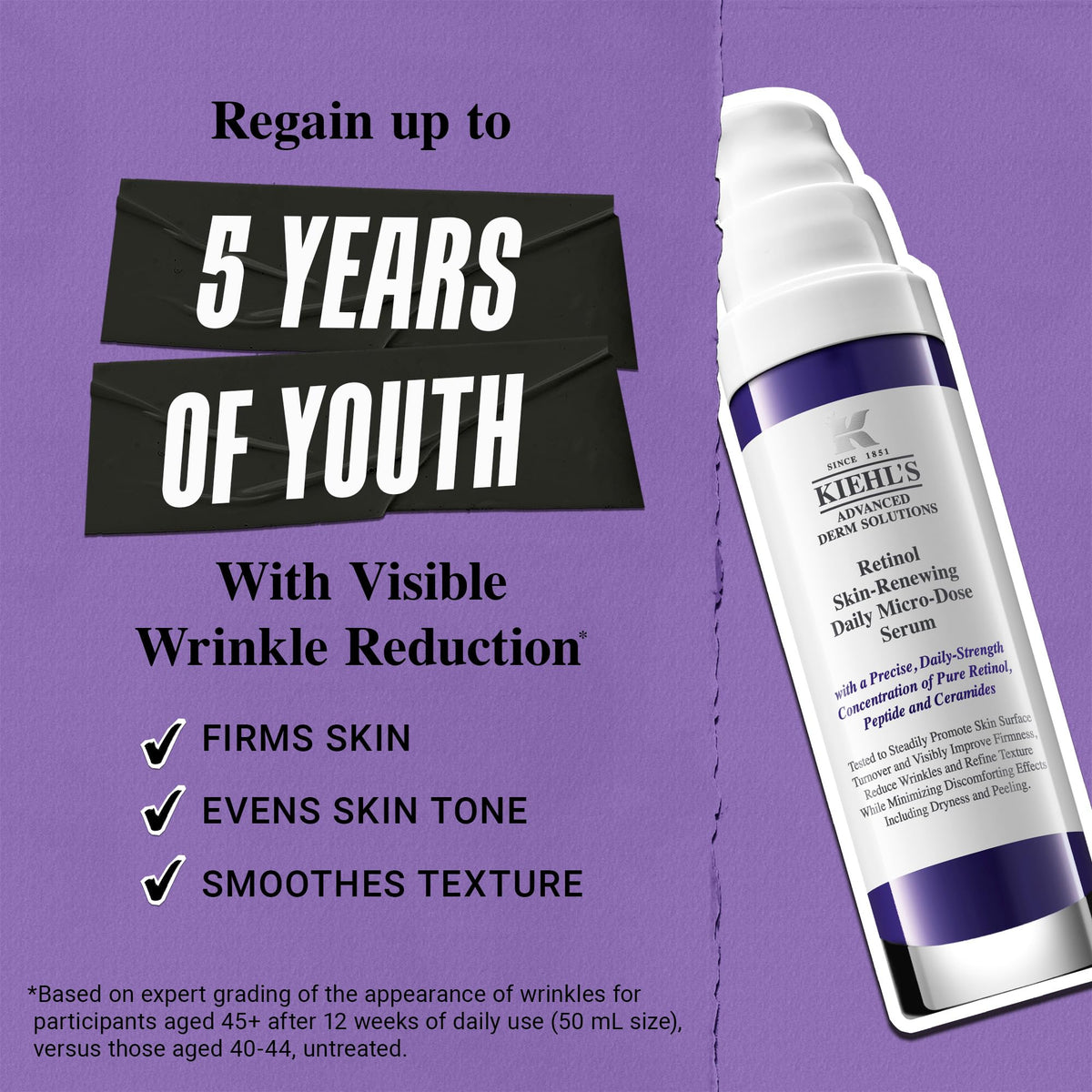 Kiehl's product applied on hand demonstrating smooth spread and hydration benefit