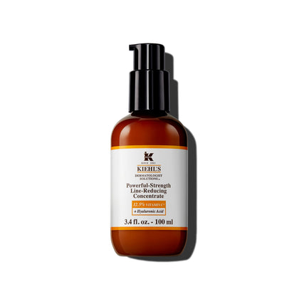 Kiehl's serum front packaging showing bottle and branding for clarity
