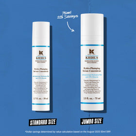 Kiehl's serum being applied to hand demonstrating absorbency and skin comfort