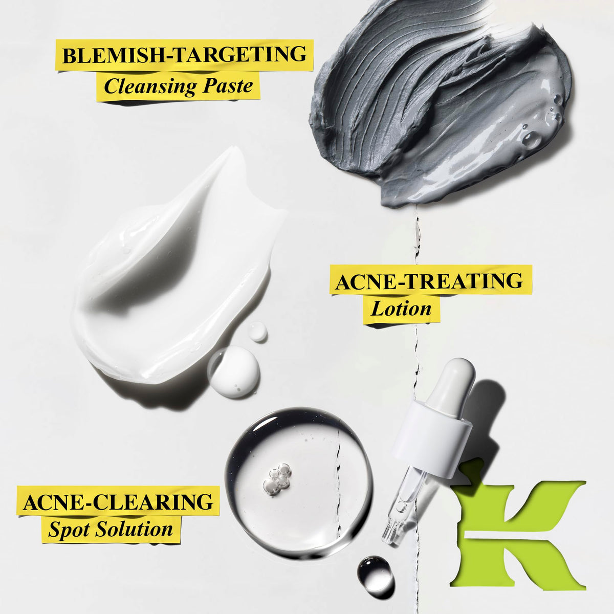 Kiehl's spot patch application demonstration showing discreet blemish care