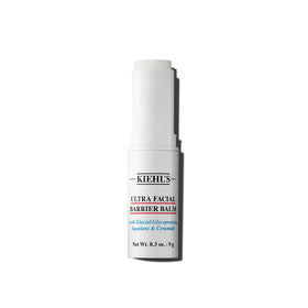 Kiehl's stick front view showing compact travel-friendly packaging and quick hydration benefit