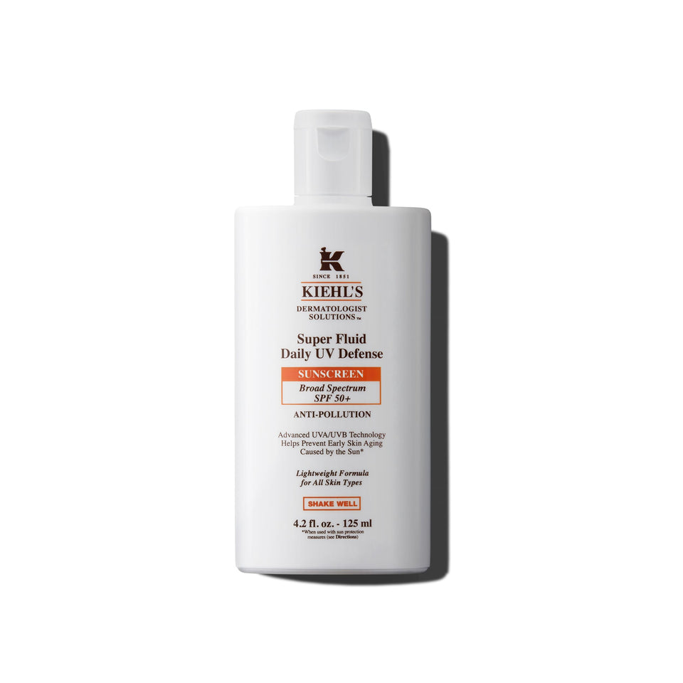 Kiehl's front packaging showing SPF 50+ and matte benefit